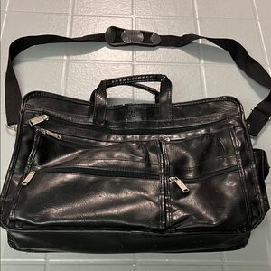 🔥100% GENUINE LEATHER MULTI POCKET VINTAGE ZIPPER BAG